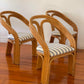 = Vintage Sculptural Rattan Chair - Four Available