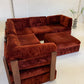 Vintage Modular Velvet Playpen Sofa