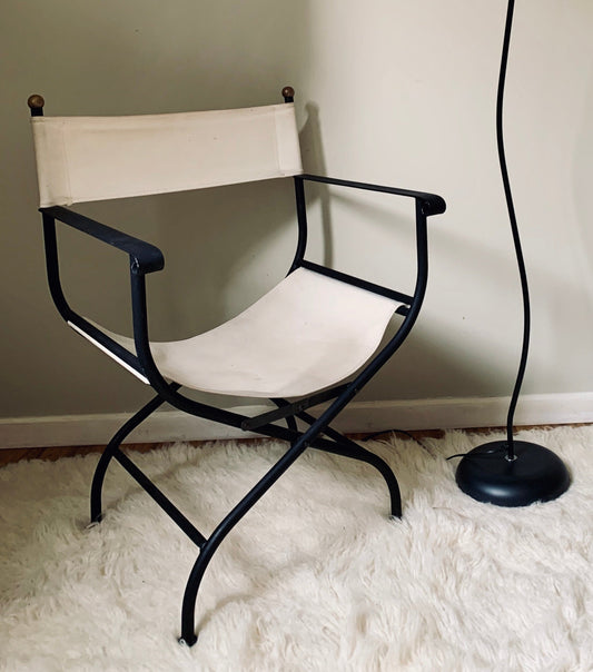 Vintage Director's Style Chair — One Available