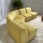 = Bespoke Yellow Modular Sofa