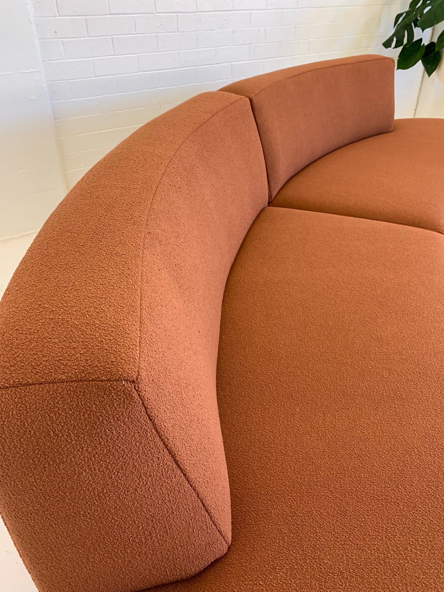 Boucle Curved Modular Sofa