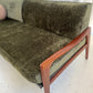 - Green Velvet Mid Century Sofa